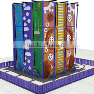 Kaiqi Kids Fun Multi-function Climbing Wall Playground Park Amusement KQ60275A thumbnail-1