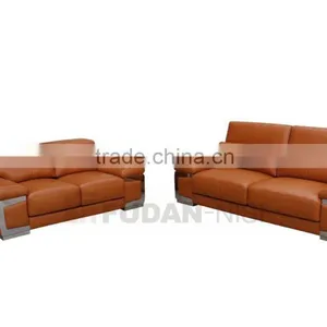 Italian Furniture Stainless Steel Two Seater Sofa Modern thumbnail-2