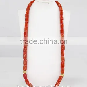 2016 Fashion African Bridal Beads Jewelry Set Coral Beads Jewelry Designs Nigerian Coral Beads Jewelry Set Wedding thumbnail-2