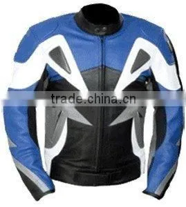 DL-1200 Leather Motorbike Racing Jacket , Leather Garmnts thumbnail-1