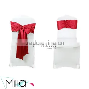 Satin Elastic Chair Sash thumbnail-3