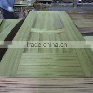 Latest Hot Selling OEM Quality Moulded Mahogany Veneer Door Skin thumbnail-4