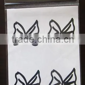 4 Pieces Black Bowknot Tattoo Sticker thumbnail-1