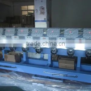 China Guangzhou CNC Computer Flat Garment Cap Hat Sequin Towel 12 15 21 24 Head 6 9 12 Needles Embroidery Machine Price thumbnail-6