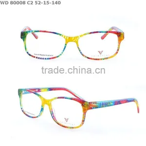 Latest Fashion Acetate Optical Frame, Eyewear With Multicolor Splicing thumbnail-1
