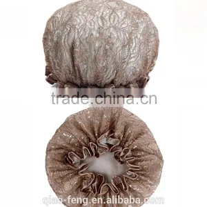 2015 New Thickening Dry Hair Hat Bath Women Girl Lace Shower Cap thumbnail-2