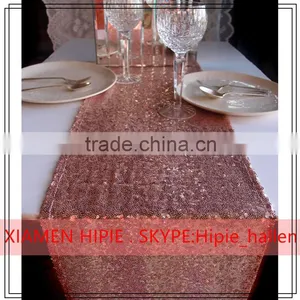 Best Selling Premium Quality Hot Pink Sequin Table Runner thumbnail-4