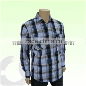 100% Cotton Man's Check Shirt thumbnail-1