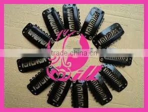 6 Teeth Metal Hair Clips Hair Extension 2.8cm Snap Clips for Hair Extension thumbnail-1