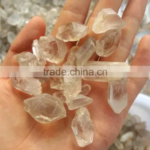 Natural Crystal Small Clear Tibetan Points Double Points Clear Crystal Points thumbnail-1