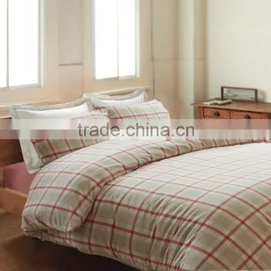 2016 Spring Checker Bedding Set Duvet Cover Set Sheet Set Washed Bedding thumbnail-1