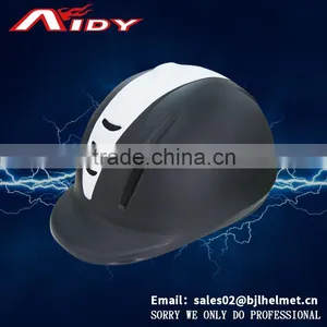 Black and White Colored Horseback Riding Helmet For All Ages thumbnail-1