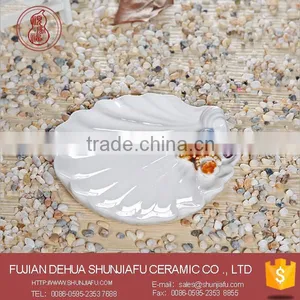 Custom Seashell Ceramic Dish for Home Decor thumbnail-1