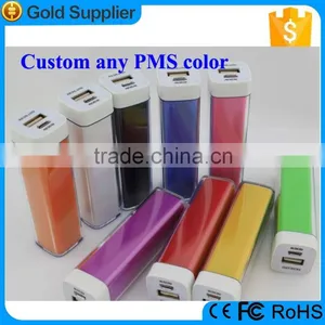 Msot Popular Portable Lipstick Power Bank 2600mah thumbnail-1