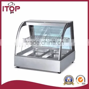 HW-838 Curved Glass Warming Showcase thumbnail-1