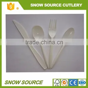 2.5g Disposable Plastic PP Fork Knife Spoon thumbnail-1