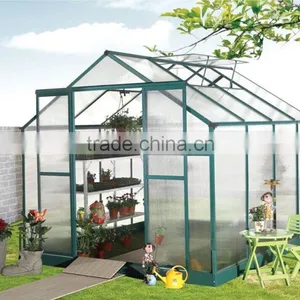 Easy DIY 12*6 FT Aluminum Walk-in Garden Greenhouse thumbnail-1