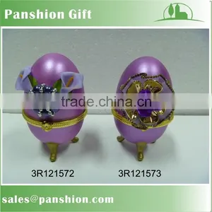 Handmade Ceramic Egg Shape Box for Jewelry thumbnail-2