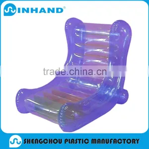 Plastic Pvc Blue Air Sofa Chair Inflatable Sofa Chair thumbnail-1