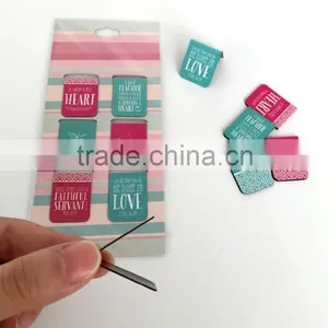 Sales Elegant Shape Magnetic Bookmark Gift Sets Customized Printing Magnetic Bookmark With Custom Logo thumbnail-5