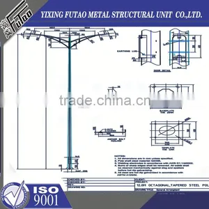 High Quality Galvanized ce Lamp Pole thumbnail-3