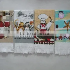 Best Selling Products 55g Printed Kitchen Towel Velour Towel China Supplier Wholesale Ailbaba thumbnail-2