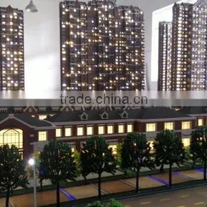 1/100 Apartment Buildings Maquette Architectural Scale Model Maker thumbnail-3