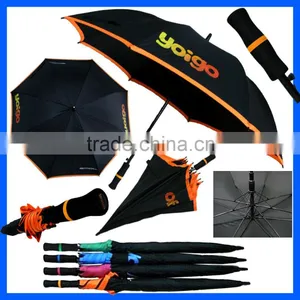Automatic Golf Advertising Umbrella thumbnail-1