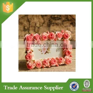 4''x6'' Full Pink Color Rose Photo Frame thumbnail-1