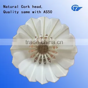 Topest Class Goose Feather Badminton Shuttlecock Quality AS 50 for International Tournament Shuttlecock thumbnail-1