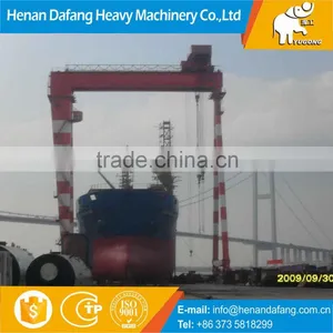 Heavy Duty Single Girder Gantry Crane,300ton Shipyard Gantry Crane With Movable Cabin thumbnail-1