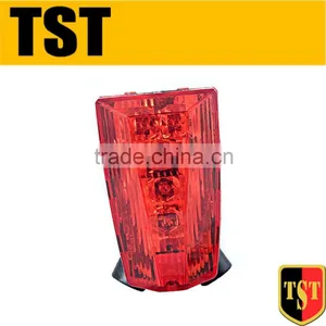 5LED LASER TAIL BIKE LIGHT WITH BICYCLE LOGO thumbnail-3