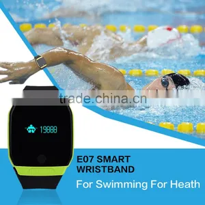 Ports Smart Wristband E07S Bluetooth Smart Band Swimming Bracelet Vibrating Alarm for Android and os System thumbnail-5