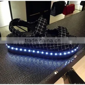 Thick Bottom Sandals Cool Leds Light Luminous Sandals thumbnail-2