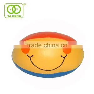 Happy Kid Toy of Smiley Face Soft Toys Rugby Ball Type thumbnail-2
