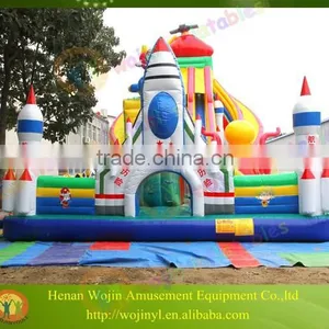 Large Inflatable Fun City Inflatable Climbing Slide Park for Sale thumbnail-3