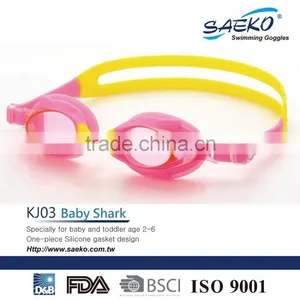 Baby Shark Design Junior/Kid/Children Comfortable Swimming Goggles thumbnail-2