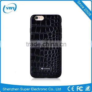 High Quality Croco Cowhide Leather TPU Case Cover For Iphone 6 6S 6 Plus 6S Plus thumbnail-3