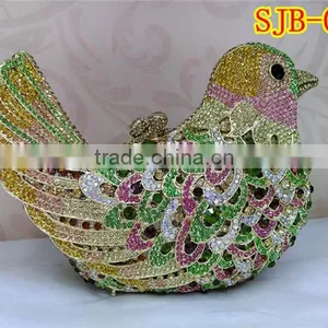Lovely Ladies Crystal Handbag With Rhinestone in a Bird Pattern for Party Evening Five Sryle for Choice thumbnail-4