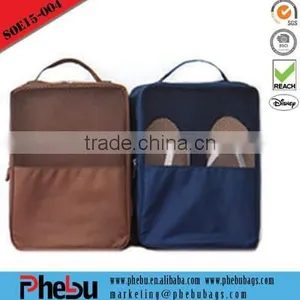 Cheap Outdoor Travel Polyester Fabric Shoes Carry Bag thumbnail-1