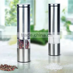 New Style Stainless Steel Electric Salt and Pepper Mill thumbnail-1