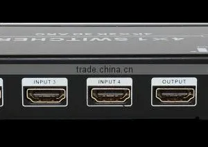 Newest ARC 1.4 HDMI Switch 4by1 With IR thumbnail-1