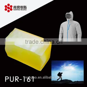 NANPAO Light Yellow Transparent Roller Coating PUR Hot Melt For Textile Application thumbnail-1