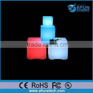 Outdoor/indoor Decorating Rgb Led Cube,custom Plastic Glow Ice Cube thumbnail-1