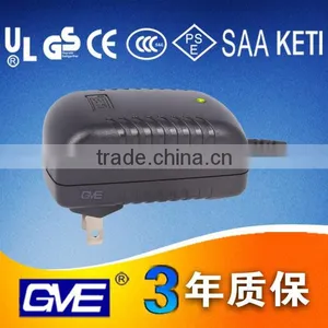 Wall Mount Plug in 12V 1.5A DC Power Adapter With CE UL GS Certificate thumbnail-2