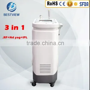 3 in 1ipl/shr rf nd Yag Laser Permanent Hair Remove Beauty Salon Equipment thumbnail-1
