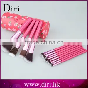 New 12pcs Pink Makeup Brushes Set Cosmetics Make up Maquiagem Beauty Foundation Brush With Holder Case thumbnail-4