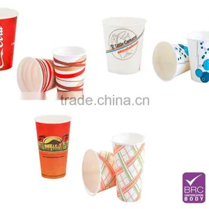 Custom Printed Paper Cups For Cold Drinks 7oz/7,5oz/8oz/9oz/12oz/14oz/16oz thumbnail-2