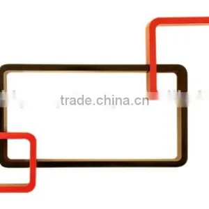 Kawachi 3 Retro Rectangle Wooden Rounded Floating Wall Storage Shelves thumbnail-2