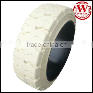 Non-marking Industrial Solid Forklift Tires 21x7x15 16x6x10 1/2 thumbnail-1